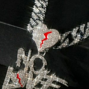 Men's Rhinestone No Love Diamond Chain